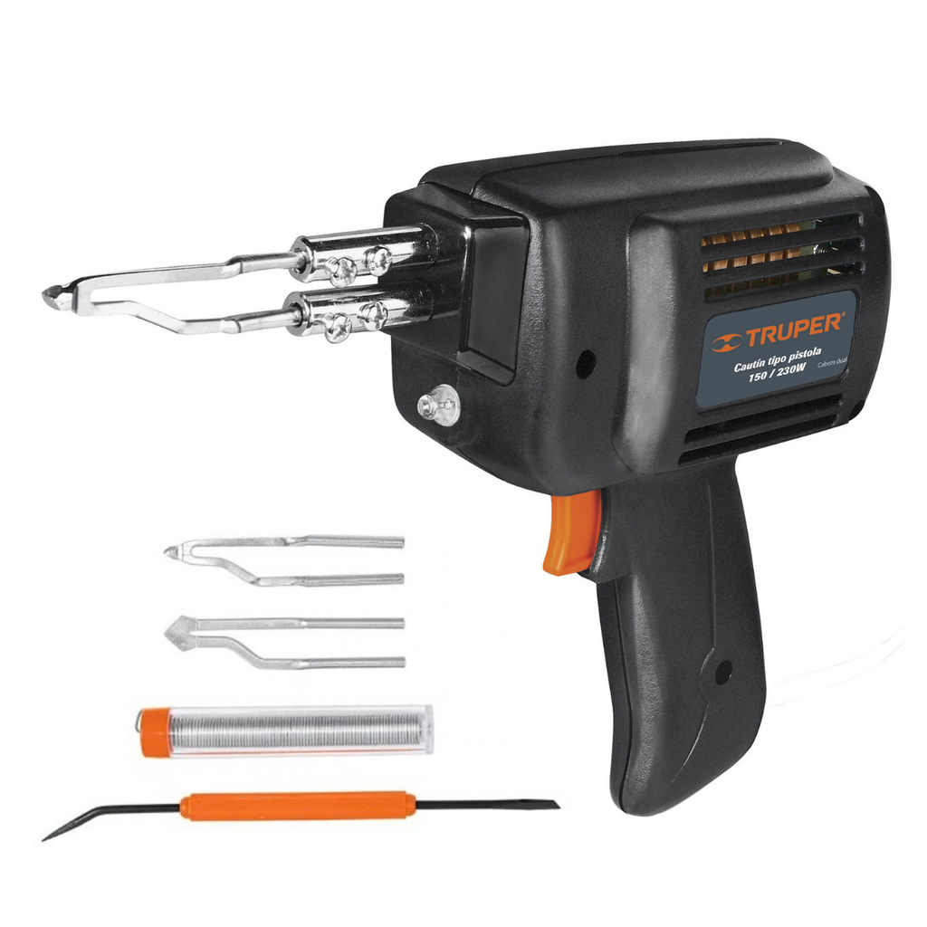 PISTOLA / CAUTIN PARA ESTAÑO 230W MOD. CAU-230 REF. 17549 MARCA TRUPER