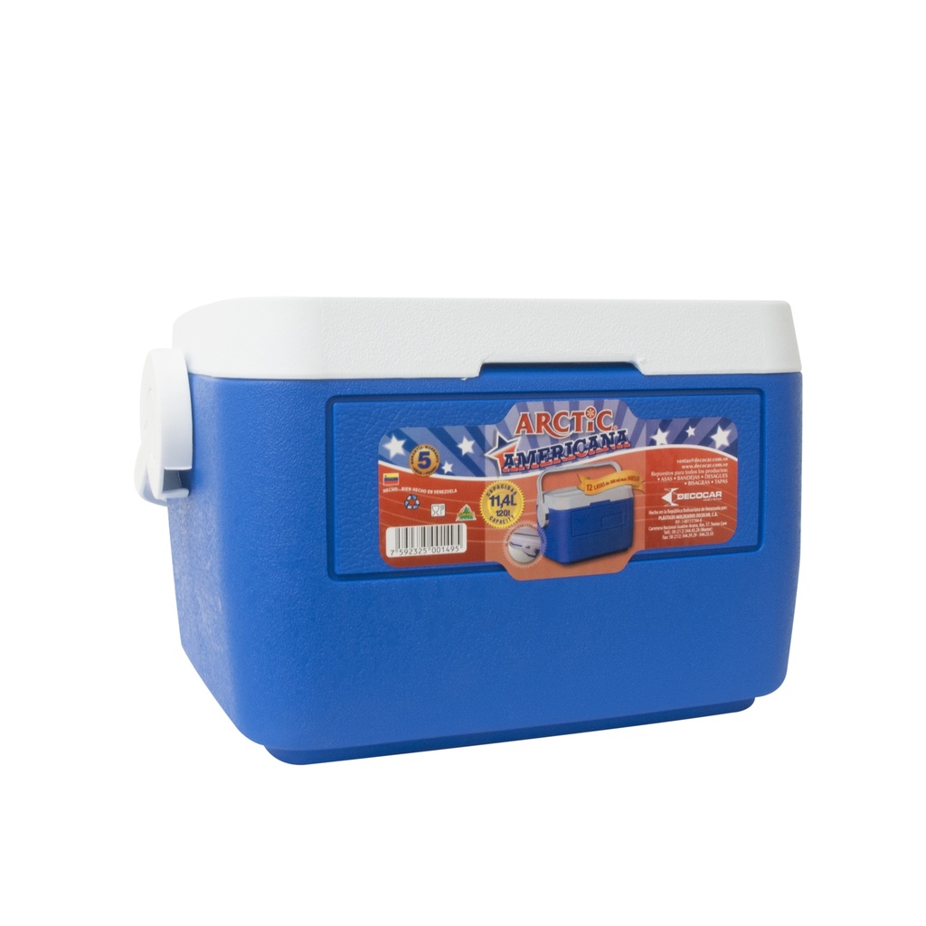 CAVA AMERICANA 12 QT 11.4 LTS COLOR AZUL 37 × 24.5 × 25 cm MARCA DECOCAR