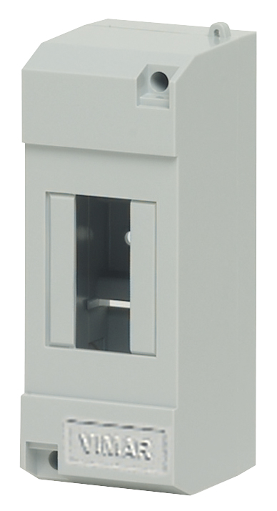 TAPA / CENTRALITA SUPERFICIAL 2 MODULOS SIN PUERTA IP40 COLOR GRIS REF. V50002 / 078697 MARCA VIMAR
