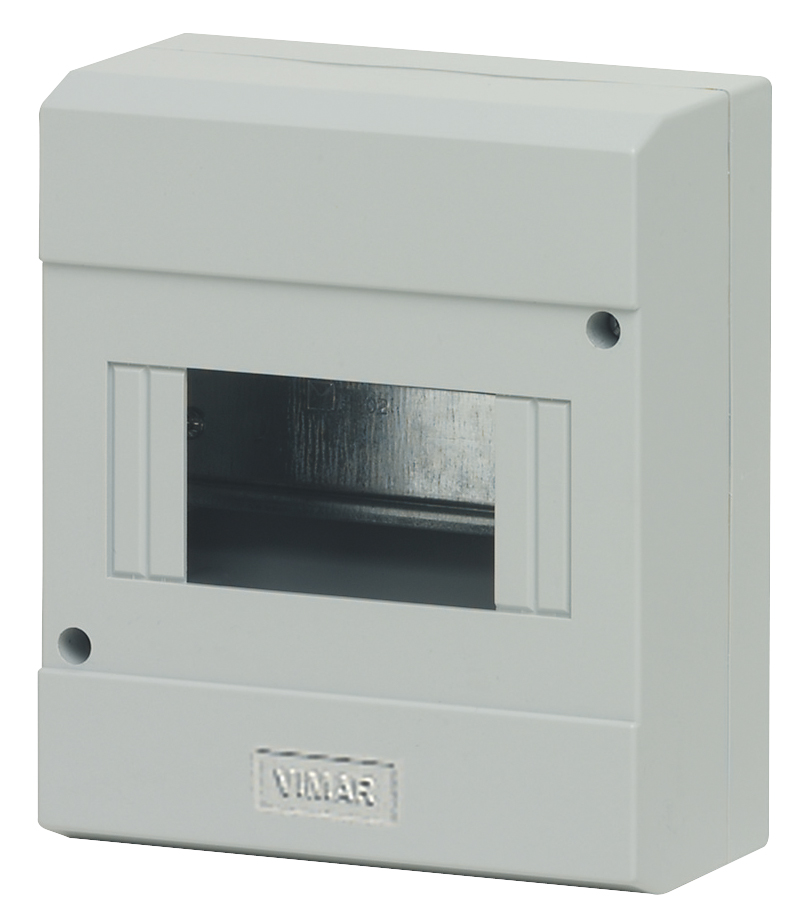 TAPA / CENTRALITA SUPERFICIAL 6 MODULOS SIN PUERTA IP40 COLOR GRIS REF. V50006 / 078734 MARCA VIMAR