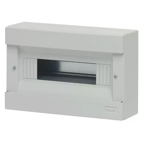 CENTRALITA SUPERFICIAL 12 MODULOS SIN PUERTA IP40 COLOR GRIS REF. V50312 / 152519 MARCA VIMAR