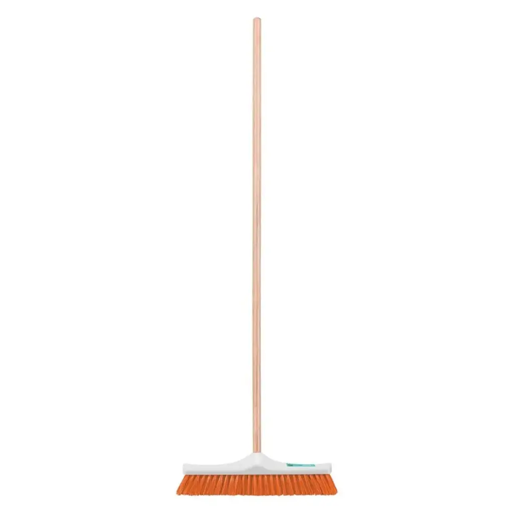 CEPILLO BARRER GRANDE CERDA RIGIDA 41 X 6 CM C/ CABO MADERA (120 CM ) CP-40 REF.57035 MARCA KLINTEK
