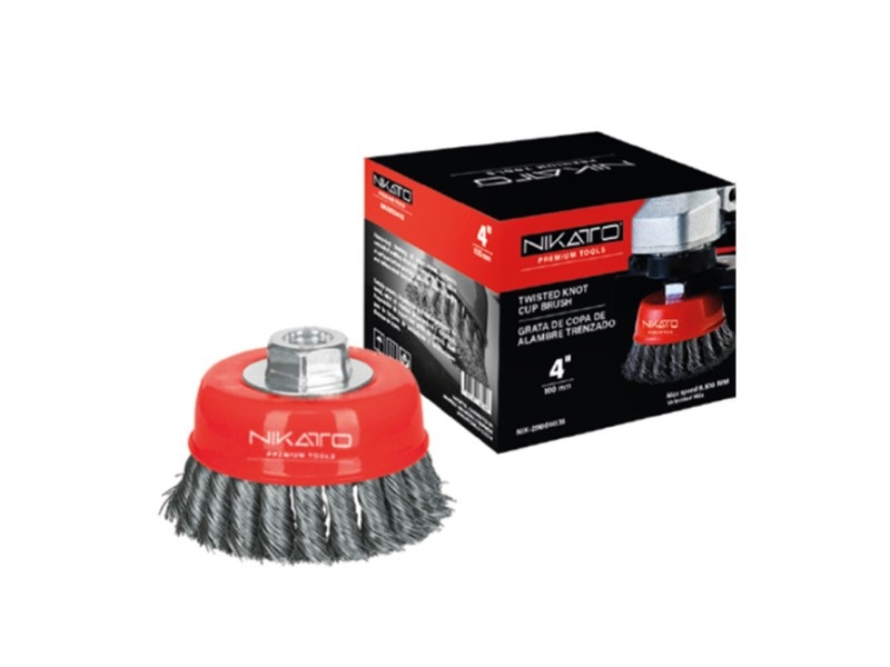 CEPILLO D/COPA ENTORCHADO 3"X5/8" REF. NIK-2107558150 MARCA NIKATTO