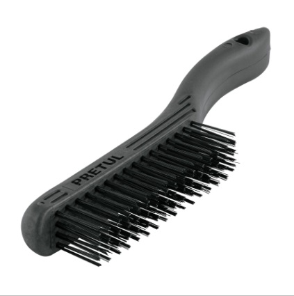 CEPILLO DE ALAMBRE AC M/PLASTICO 4H MOD.CEA-54P REF.20653 MARCA PRETUL