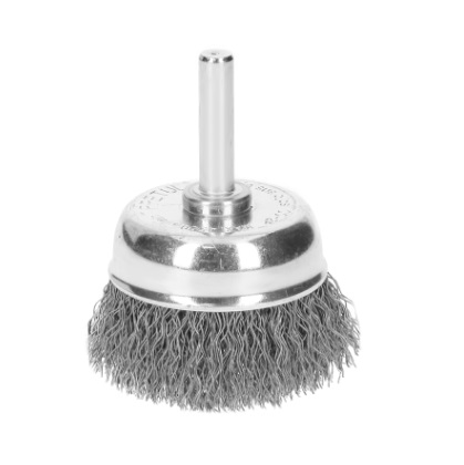 CEPILLO DE COPA 1/4 X 2" CALIBRE ONDULADO CALIBRE 0,3 MM 4500RPM MOD.CO-2P REF. 21004 MARCA PRETUL