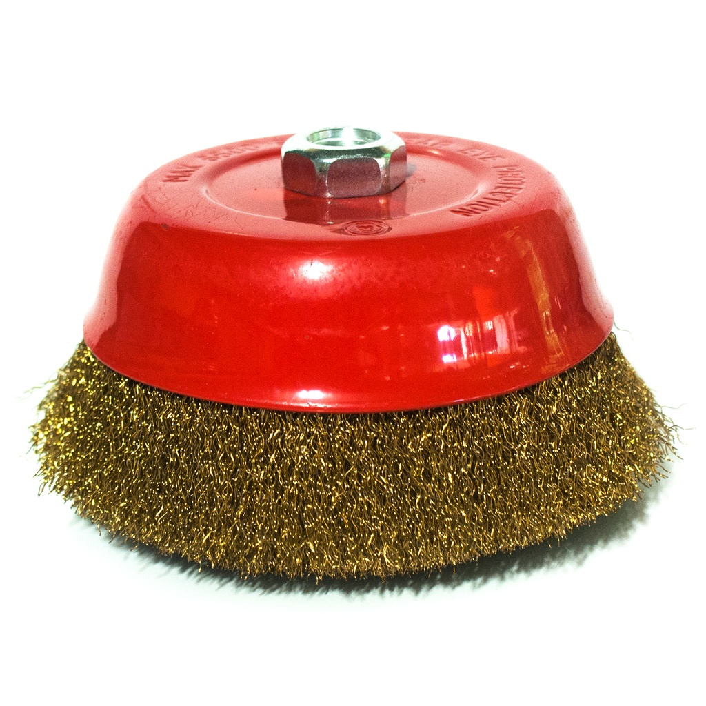 CEPILLO DE COPA 6" X 5/8" A/LAT DE 30MM ONDULADO 613066-0808M REF. 8003007 MARCA STRUGGER