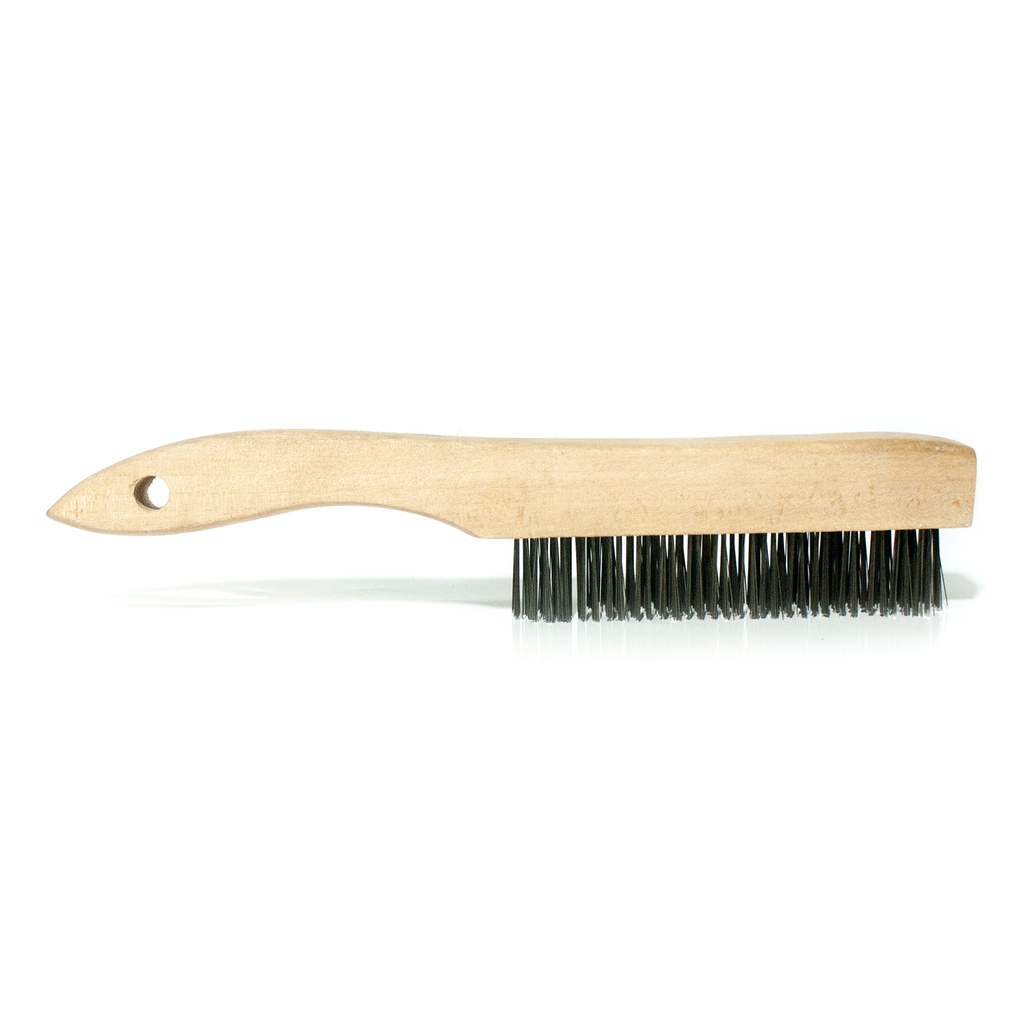 CEPILLO DE ALAMBRE DE 4 X 16 X 0.30MM / MANGO MADERA REF. 8003701 MARCA STRUGGER