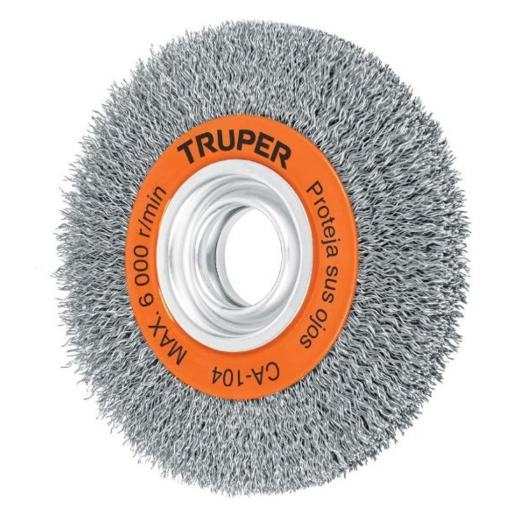 CEPILLO ALAMBRE CIRCULAR AC 3/4 X 6" MOD. CA-104 REF. 11520 MARCA TRUPER