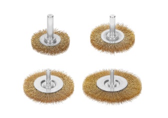 CEPILLO DE ALAMBRE CIRCULAR C/EJE 1/4" X 1-1/2 CAL.0.17 MM MOD.CA-1.1/2F REF.11573 MARCA TRUPER