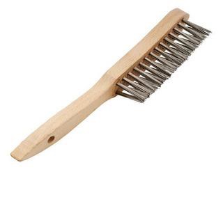 CEPILLO DE ALAMBRE M/MADERA 4 X 16 HILERAS REF. BRWB-001 / CEP-01 MARCA VALLEY