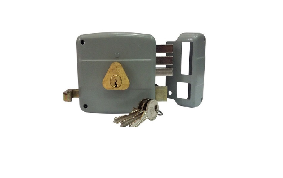 CERRADURA FIJA DE SOBREPONER 5000 IZQUIERDA CILINDRO FIJO 3 X 3 ( 3 BARRAS) COD. 12640009 MARCA CISA