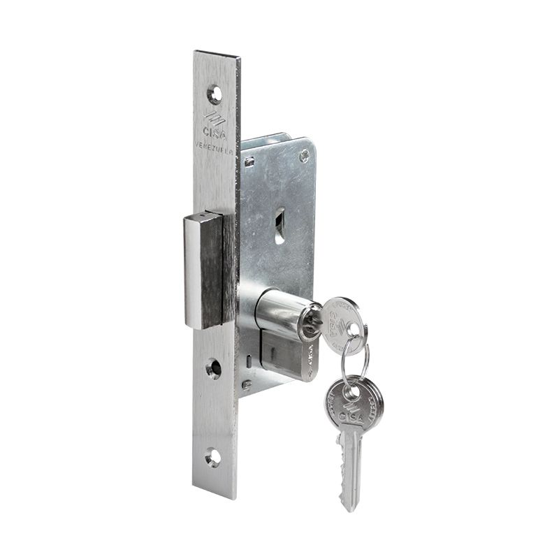 CERRADURA PARA EMBUTIR RECORTADA DE 25MM 1 PASE REF. 12640042 MARCA CISA