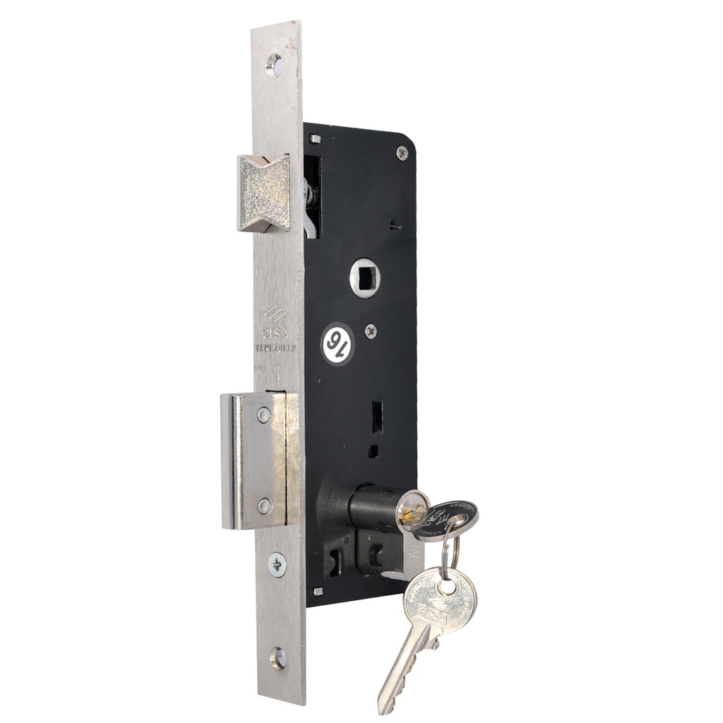 CERRADURA PARA EMBUTIR DE 45MM 2 PASES MOD. 83 E 45 NK REF.12640516 MARCA CISA