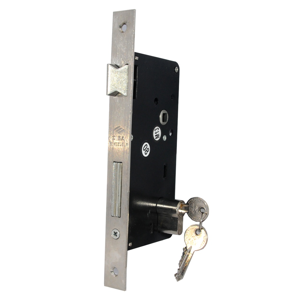 CERRADURA PARA EMBUTIR DE 60MM 2 PASES MOD. 52111/60 COD.12640748 MARCA CISA