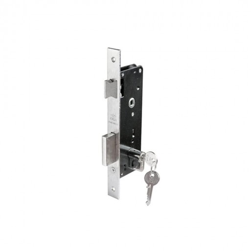 CERRADURA PARA EMBUTIR DE 45MM 2 PASES MOD. PALERMO REF. 91002666 MARCA VISALOCK