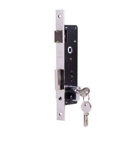 CERRADURA PARA EMBUTIR DE 25MM 2 PASES 3 LLAVES REF. CEB-GD25 MARCA GDESEO