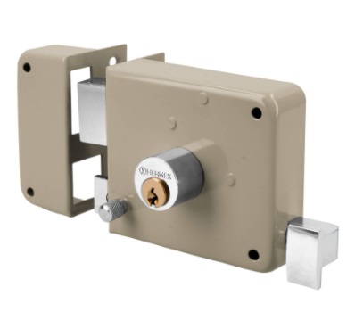 CERRADURA FIJA DE SOBREPONER IZQUIERDA CILINDRO SUELTO MOD. CS-70I REF. 43573 MARCA HERMEX
