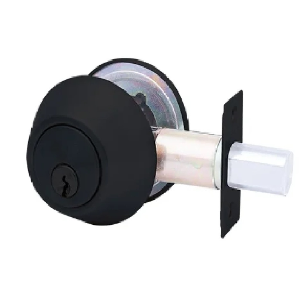 CERROJO CILINDRO - PERILLA COLOR NEGRO MOD. 791 REF. IDE-779105 / 371231 MARCA IDEACE