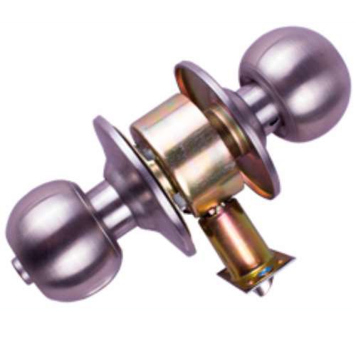 CERRADURA DE POMO / BOLA CROMADO PARA DORMITORIO C/ LLAVE REF.MAN-H812 MARCA GDESEO