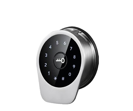 CERRADURA ELECTRONICA MODENA VLC01 CIRCULAR CROMADO / NEGRO REF. 91002883 MARCA VISALOCK
