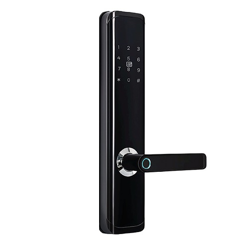 CERRADURA ELECTRONICA MODENA HAMMER VLD01 NEGRA PLACA RECTA REF. 91002884 / 91003081 MARCA VISALOCK