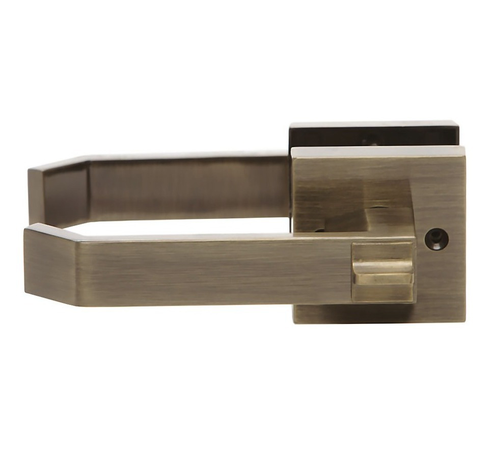 CERRADURA DE MANILLA CON ROSETA PARA DORMITORIO BRONCE ANTIGUO MOD. ZCE-3499AX REF. CE0067 MARCA ZOE