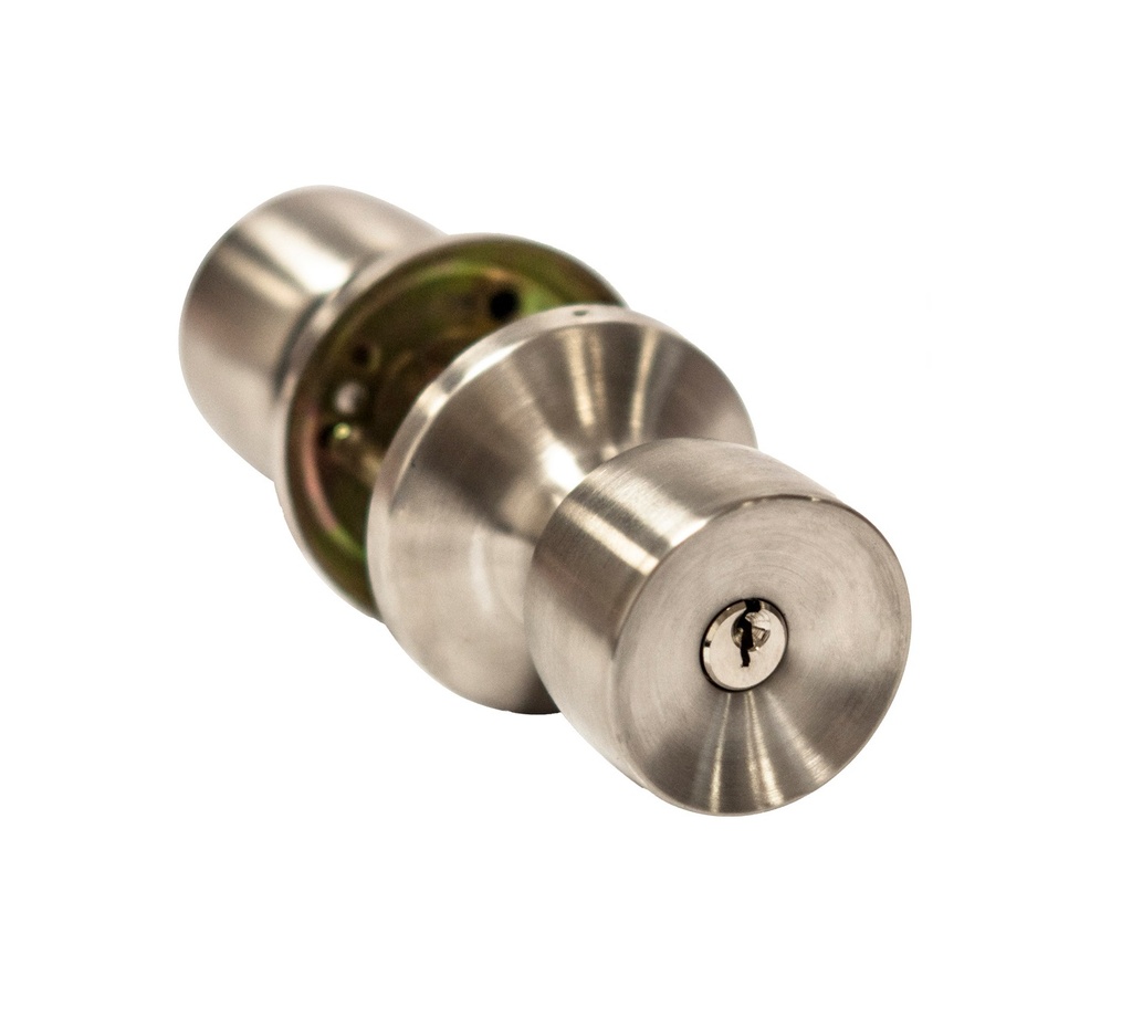 CERRADURA DE POMO /COPA PARA DORMITORIO EN ACERO INOX MOD. ZCE-7649AL REF. CE0116 MARCA ZOE