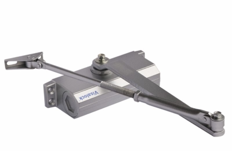 CIERRAPUERTA AEREO HIDRAULICO ALUMINIO 40 KG HASTA 64 KG REF. VL63 COD. 91002547 MARCA VISALOCK