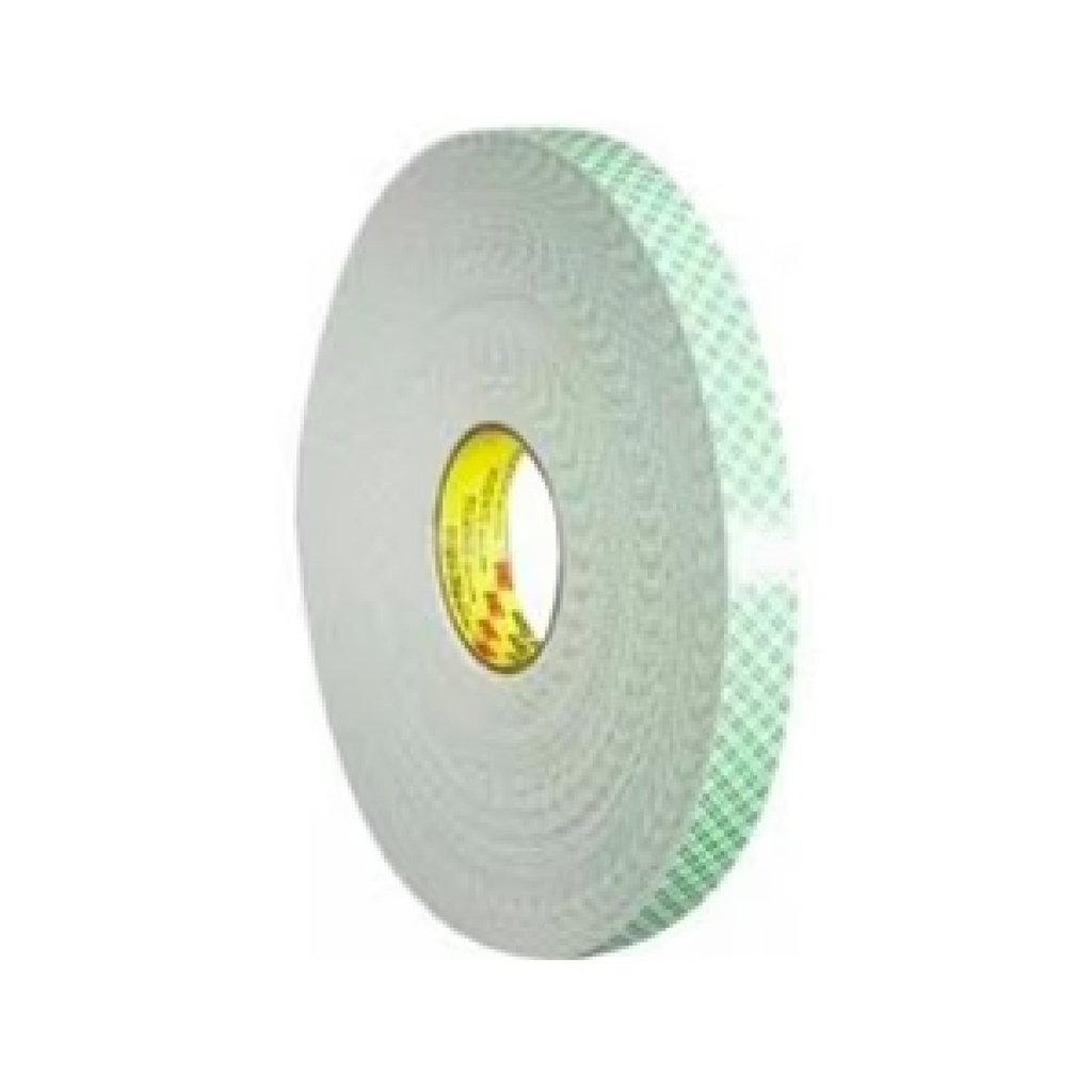 CINTA DOBLE FAZ 1" X 4.44 MTS PARA EXTERIORES REF-411H MARCA 3M