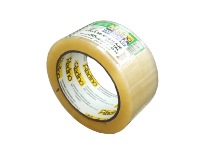 CINTA DE EMBALAR CRISTAL 48MM X 90MTS TRANSPARENTE REF. CE08 / 709018 / 41586 MARCA ALADINO