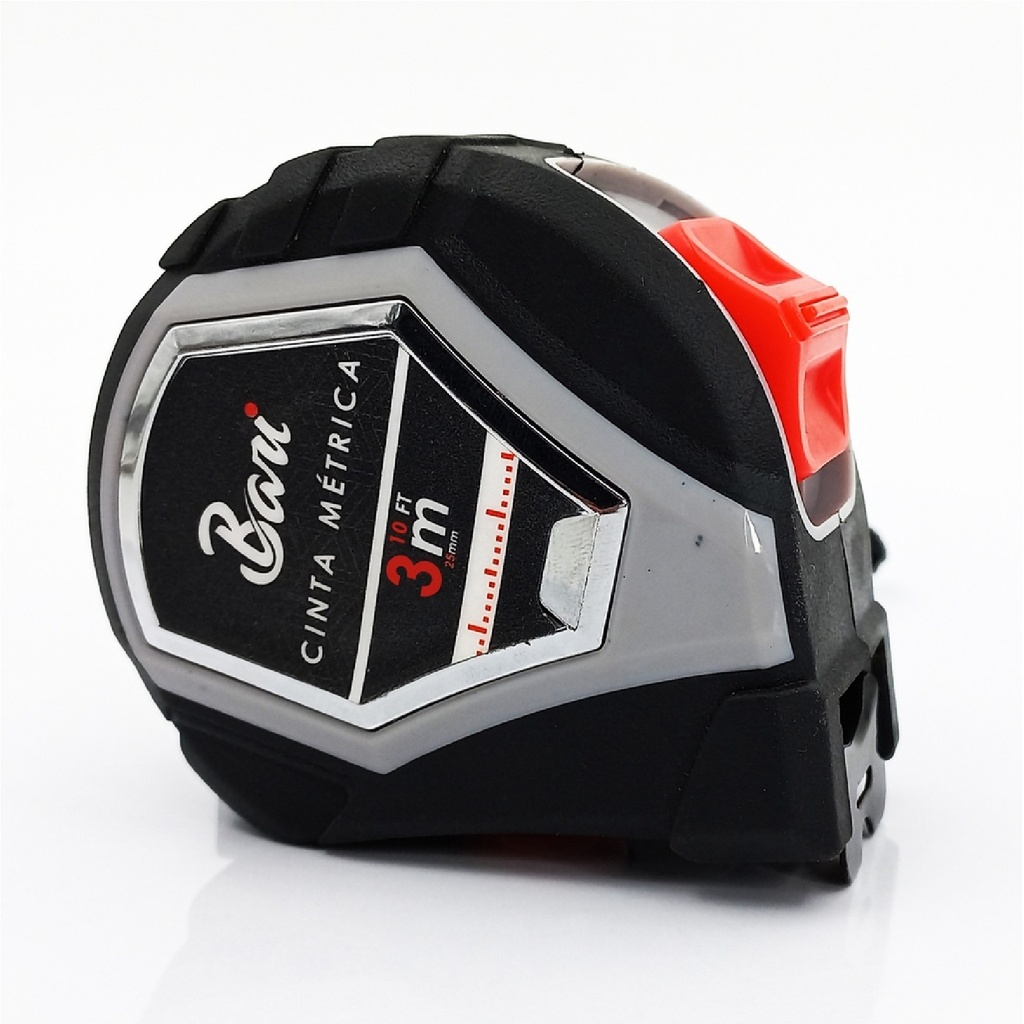 CINTA METRICA 25 MM X 3 MTS ANTIBLOQUEO REF. HER.02.06 MARCA BARI