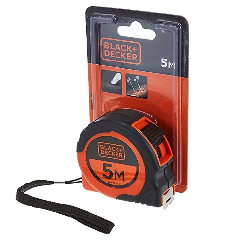 CINTA METRICA 19 MM X 5 MTS REF. BDHT36153 MARCA BLACK&DECKER