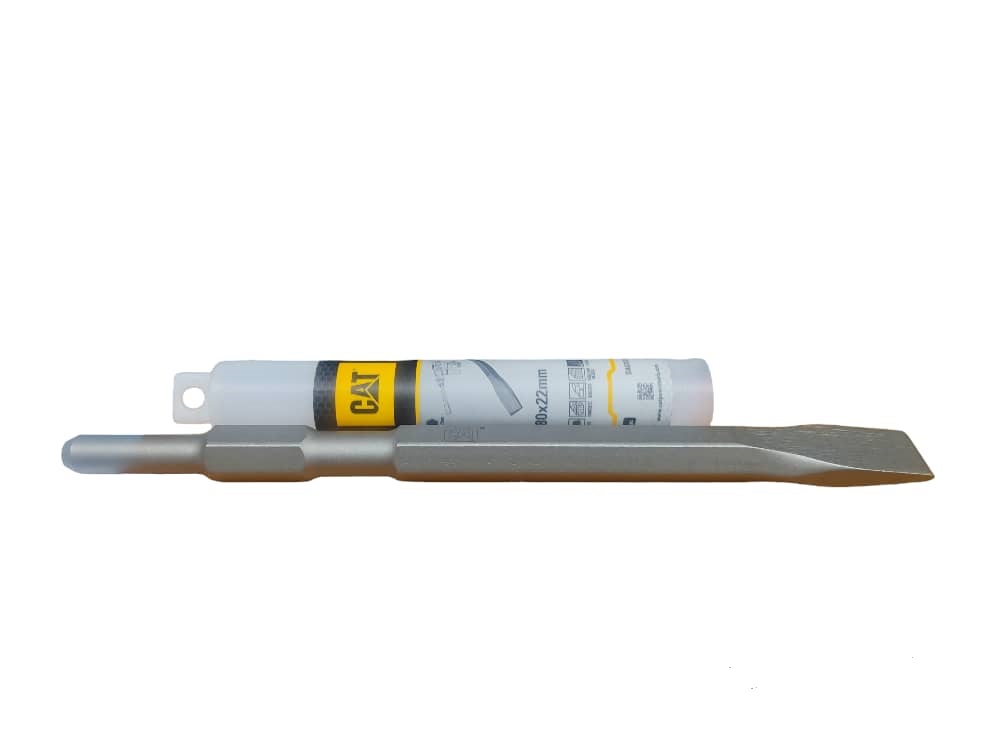 CINCEL PLANO ENCASTRE 17 MM HEXAGONAL 280 MM x 22 MM REF.DA03103 MARCA CAT