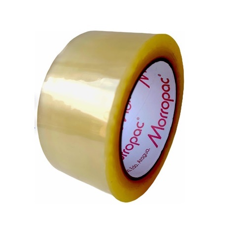 CINTA DE EMBALAR MORROPAC 48MM X 90MTS TRANSP. CORE ROJO REF. 2190PAT1 MARCA CELOVEN