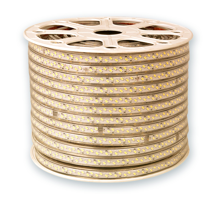 CINTA LED POR METRO LUZ CALIDA 3000 K 110 V ( 120 PASTILLA # 2835 POR METRO ) MARCA ECO LAMP