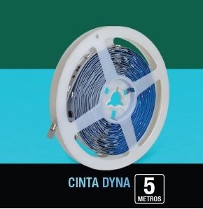 CINTA LED DYNA 5 MTS 24V 4000K + CONTROL SIN TRANSFORMADOR COD.9307 9072 REF.122340 MARCA LUCERNA