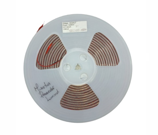 CINTA LED 10MTS 24 VDC 3000 K 4.8W/M ( NO INCLUYE EL DRIVER) IP 65 REF. DC24V MARCA LUMIND