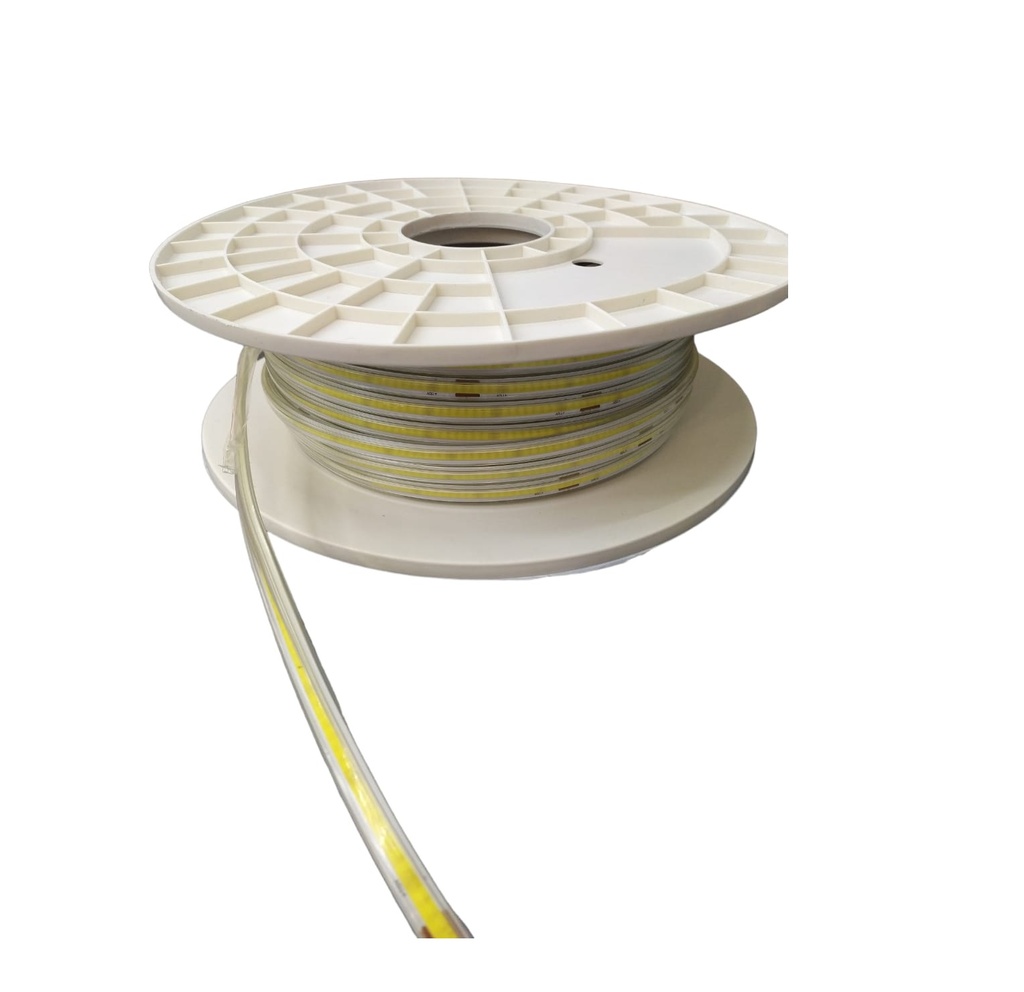 CINTA LED TIPO COB S/PUNTOS 110V 6000K (CADA 5 MTS 1 PLUG) POR METRO CUB.TRANSP. REF.LUM-359 LUMIND