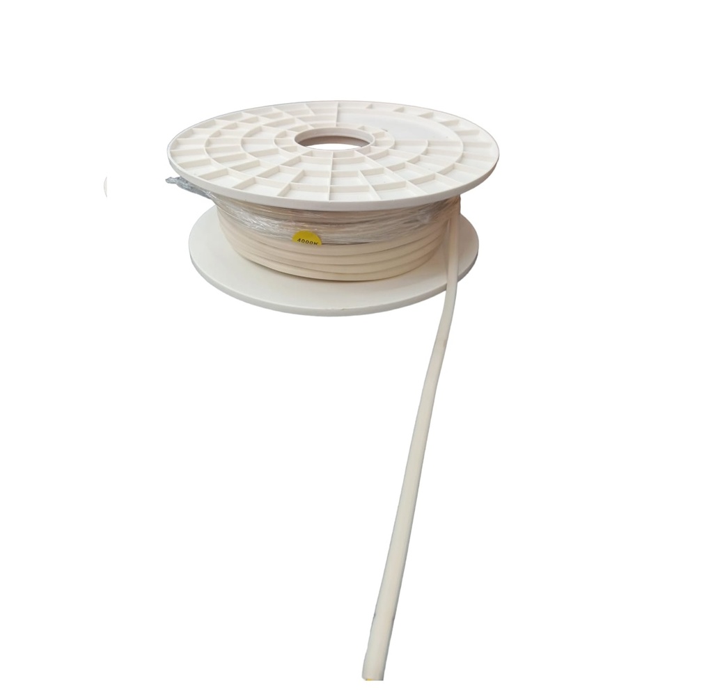 CINTA LED TIPO COB S/PUNTOS 110V 4000K FORRADA IP65 (CADA 5 MTS 1 PLUG ) POR METRO CUB. BLANCA REF. LUM-360 LUMIND