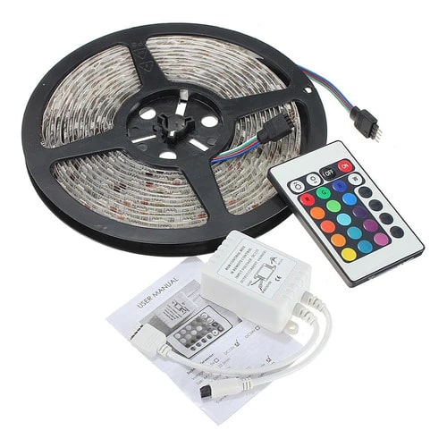 KIT DE CINTA LED RGB 50´ - 15 MTS P/PERFIL A EMPOTRAR - 2 X 7,5 MTS 5050 REF. 049D MARCA PHOPOLLO