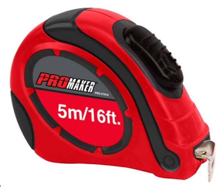 CINTA METRICA GLOBAL PLUS 1/2"X 3MTS REF. PRO-CT615 MARCA PROMAKER