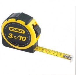 CINTA METRICA GLOBAL 1/2" X 3 MTS REF. 30-608 / CIN-730 MARCA STANLEY