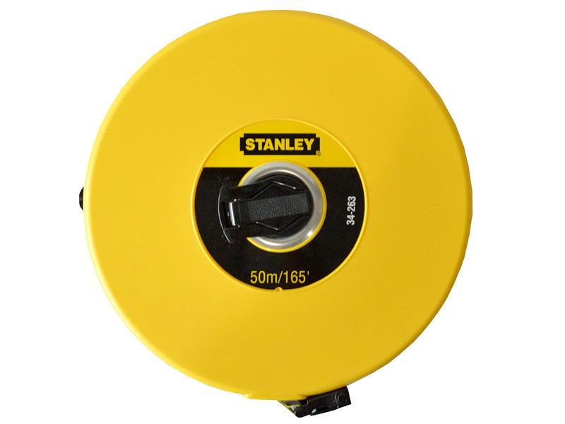 CINTA METRICA TOPOGRAFICA FIBRA DE VIDRIO 1/2" X 50 MTS REF. 34-263S MARCA STANLEY