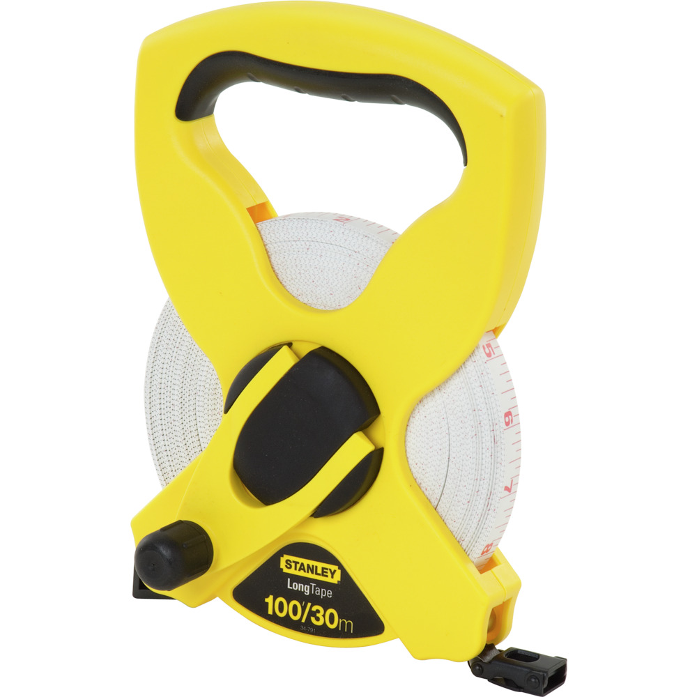 CINTA METRICA TOPOGRAFICA CARRIL FIBRA DE VIDRIO 1/2" X 30 MTS REF. 34-791S MARCA STANLEY