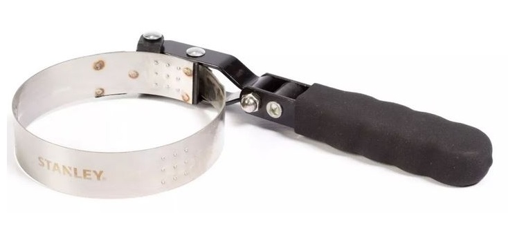 CINCHO / LLAVE DE BANDA PARA FILTRO DE ACEITE 3 1/2" A 3 7/8" (89 - 98 MM) REF. 78-229 MARCA STANLEY
