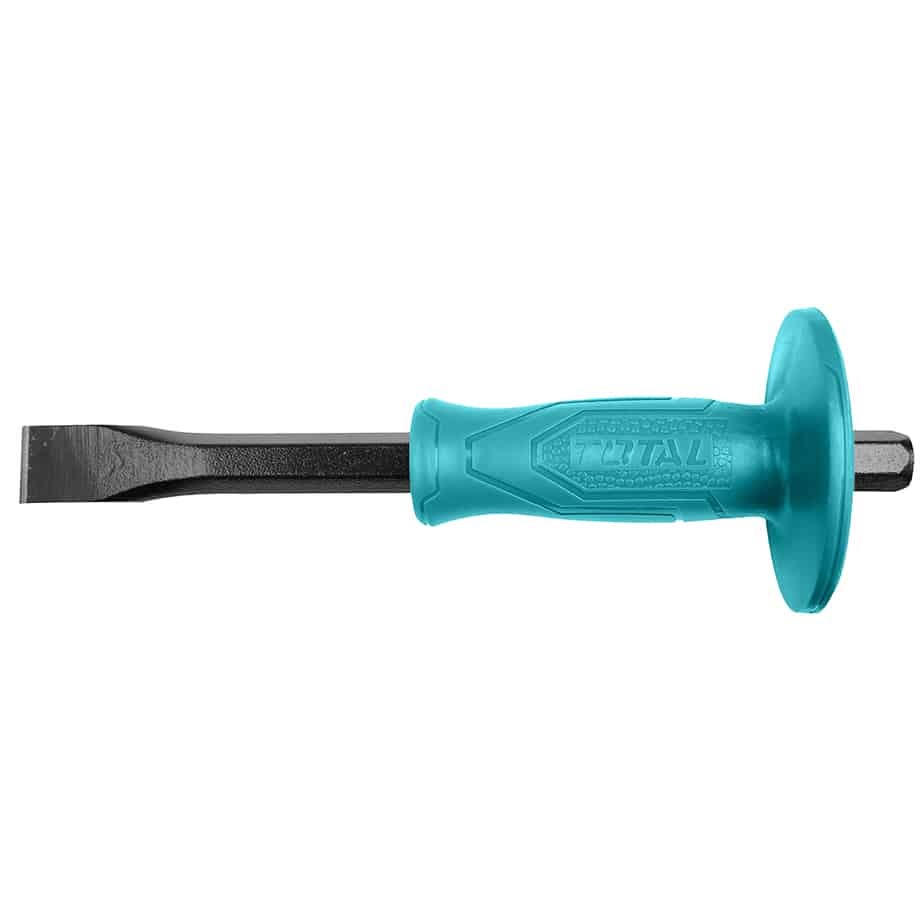 CINCEL PLANO DE ACERO AL CARBON 24 MM X 18 MM X 300 MM REF. THT4211226 MARCA TOTAL TOOLS