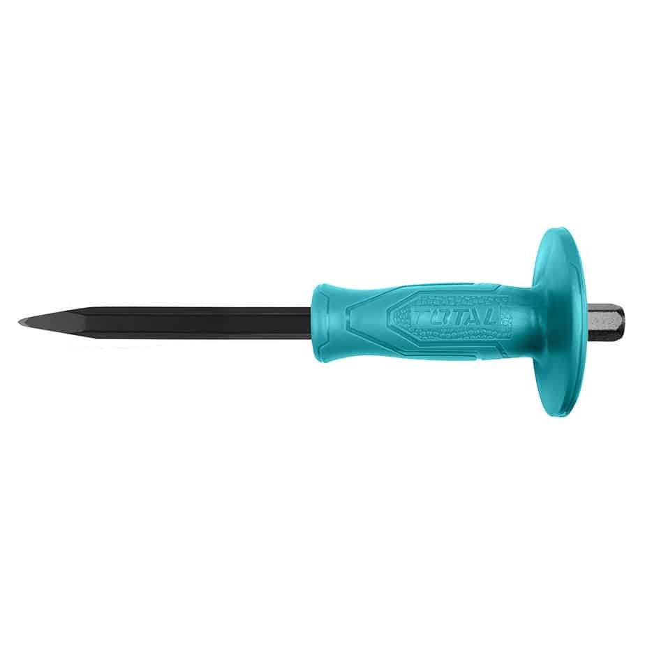 CINCEL DE PUNTA PARA CONCRETO 4 MM X 18 MM X 300 MM REF. THT4221226 MARCA TOTAL TOOLS