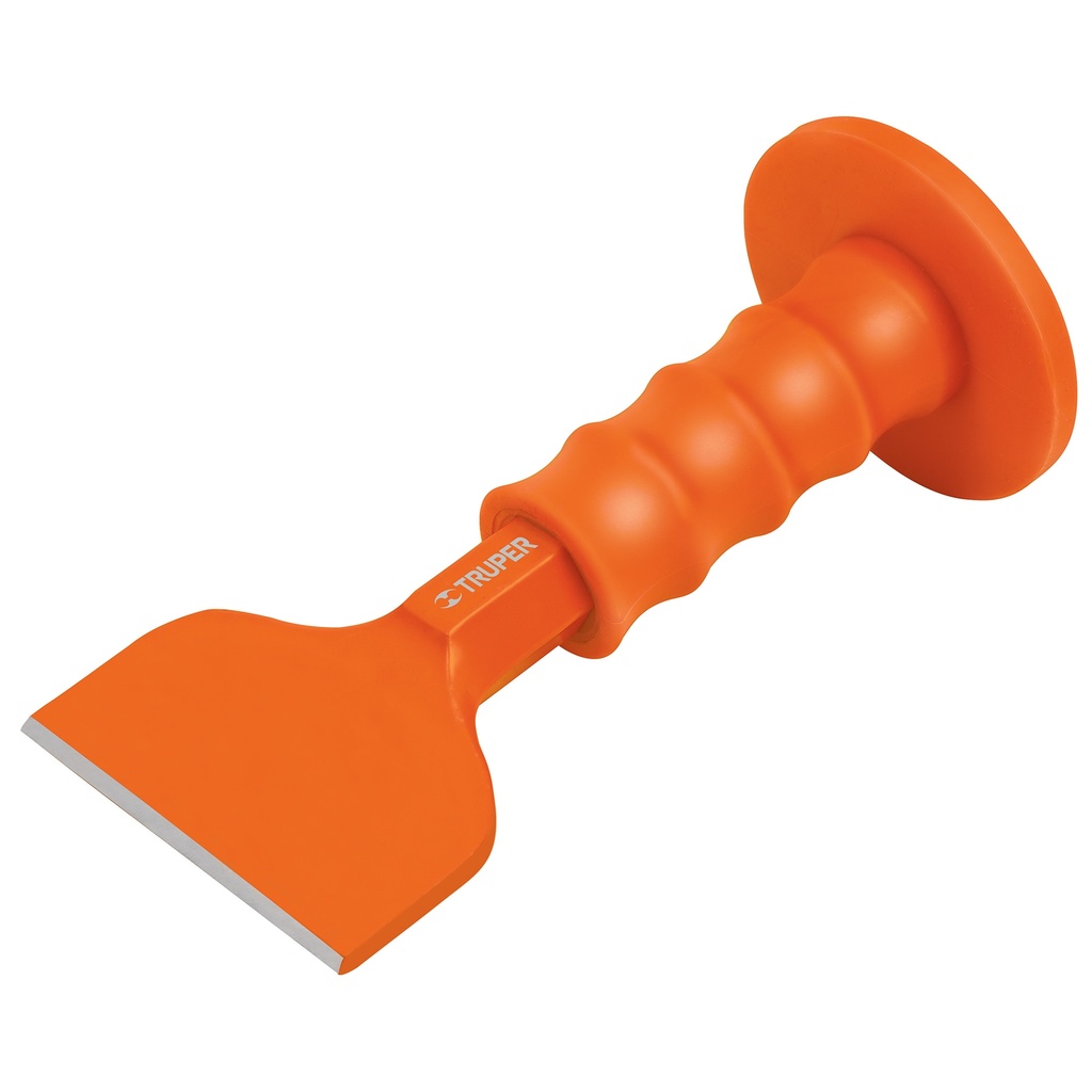 CINCEL PLANO ANCHO CON PROTECTOR 3. 1/2 X 8" MOD.CL3.1/2- X 8 REF. 12193 MARCA TRUPER