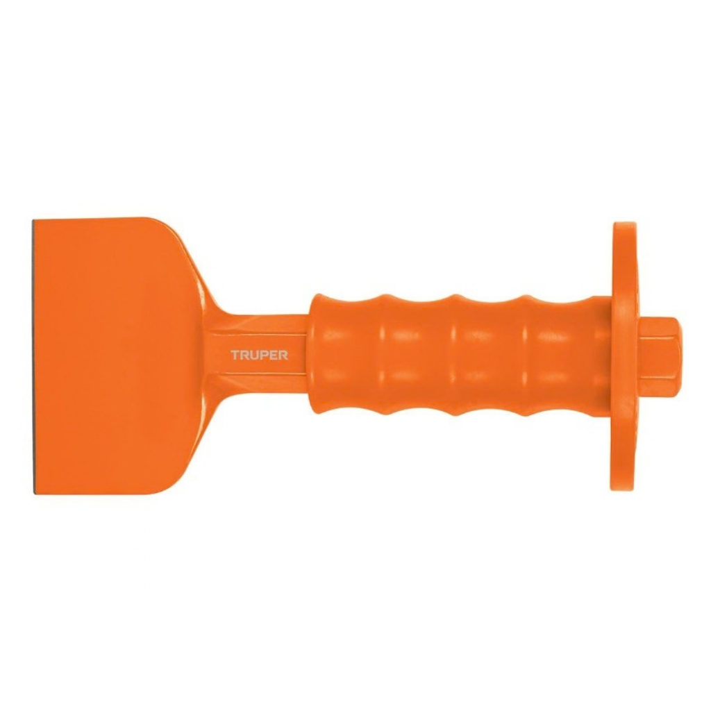 CINCEL PLANO ANCHO CON PROTECTOR 3. 1/2 X 8" MOD.CL3.1/2- X 8 REF. 12193 MARCA TRUPER