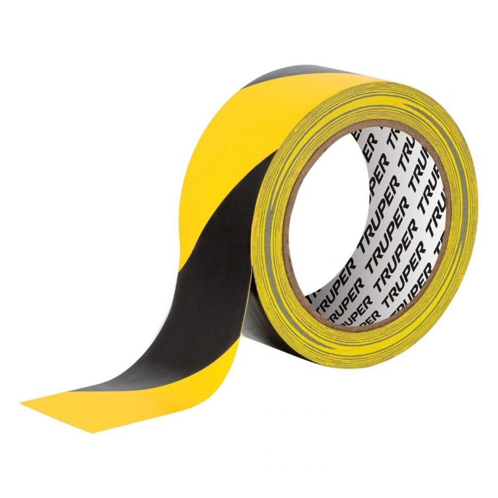 CINTA AUTOADHESIVA P/SEÑALIZAR 48 MM X 18 MTS MOD.CIPRE-33A REF.12597 MARCA TRUPER